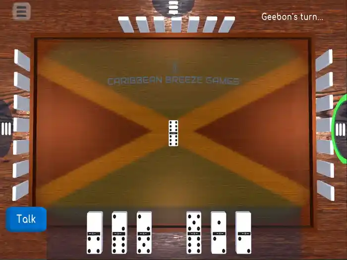 Four player Cut Throat game beginning image